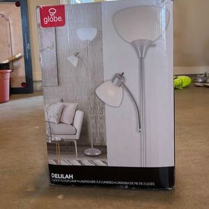 2 light floor lamp